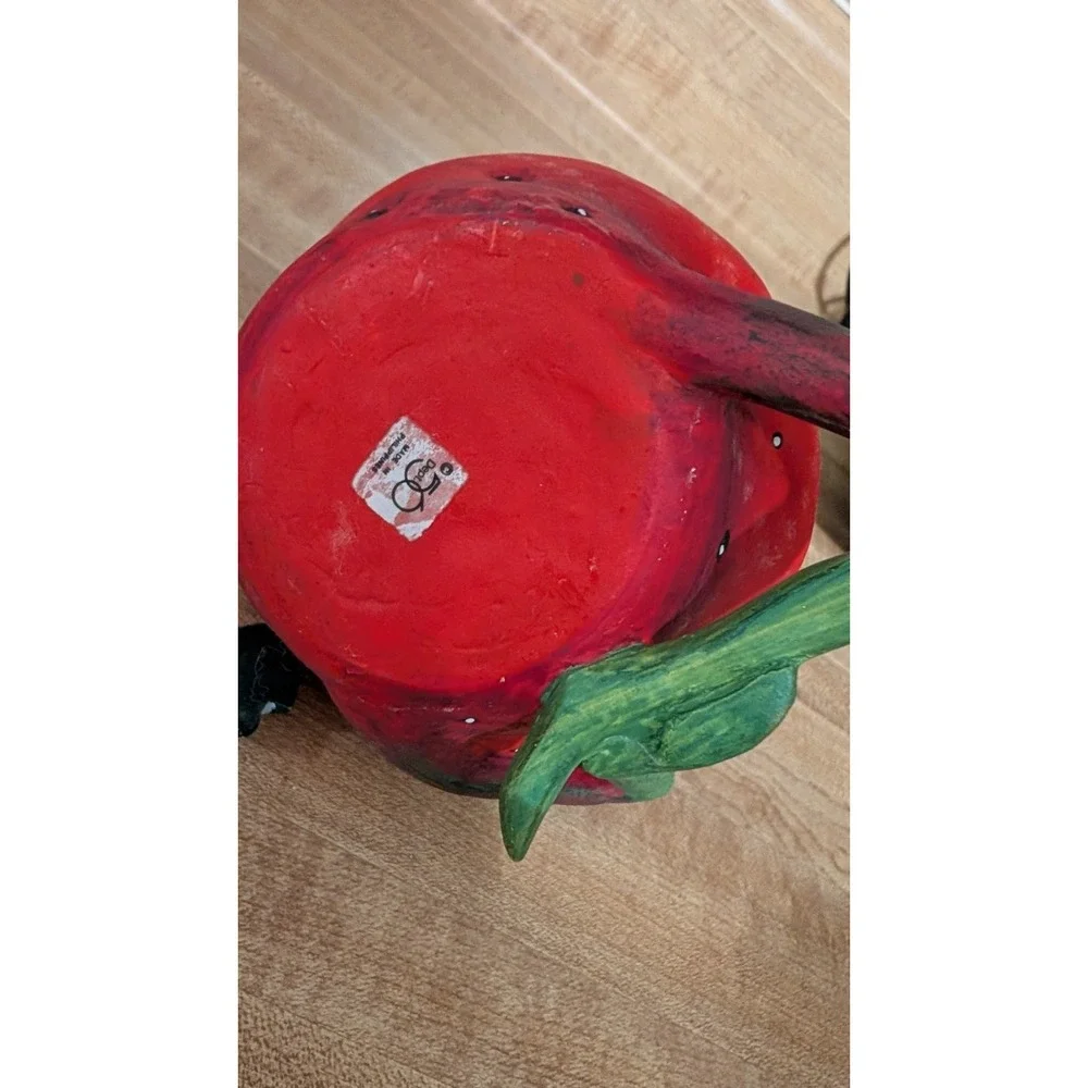 VINTAGE Dept 56 - Tutti Frutti Strawberry Fairy Trinket Box